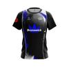 New  Brunswick Cute Garden Gnome Floral Split Color Bowling Jersey Short Sleeve Performance Sports Tee Fan Casual Streetwear