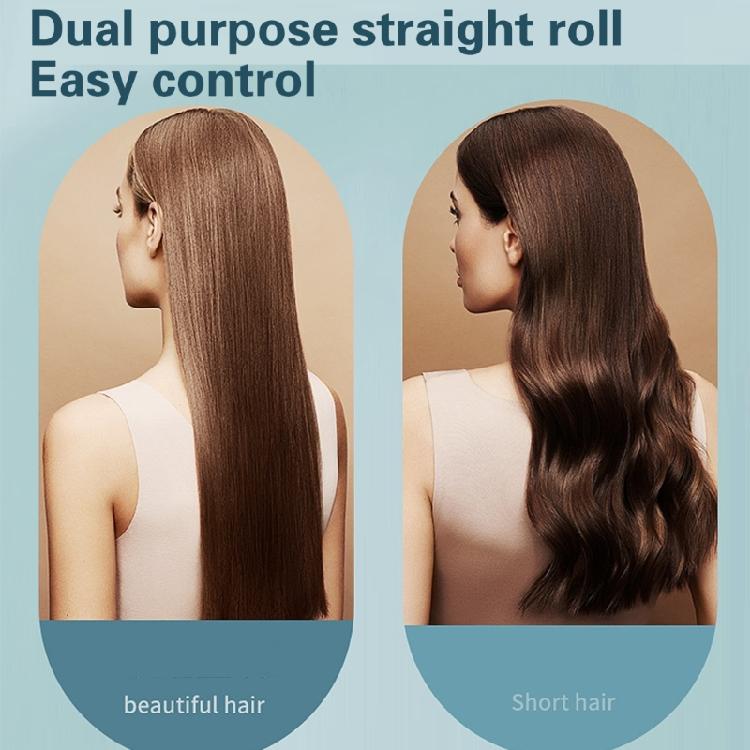 Lightweight Rechargeable Hair Straightener Brush Anti Scald Comb with Quick Heat Up Adjustable Temperature for Travel