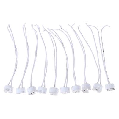 1/5/10Pcs Mr16 Gu5.3 Base Socket Wire Connector Led Lamp Ceramic Holder