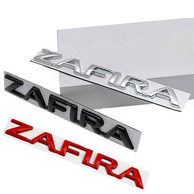 ZAFIRA Labeling Rear Tail Logo Car Stickers for ZAFIRA Emblem Body Refit Rear Trunk Badge Decorating Car Accessories Decals
