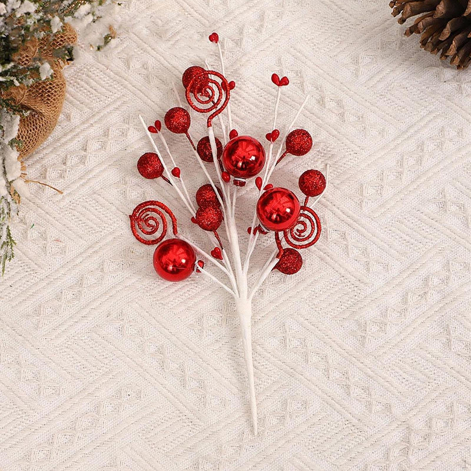 

6 рождественских украшений для украшения елки Red