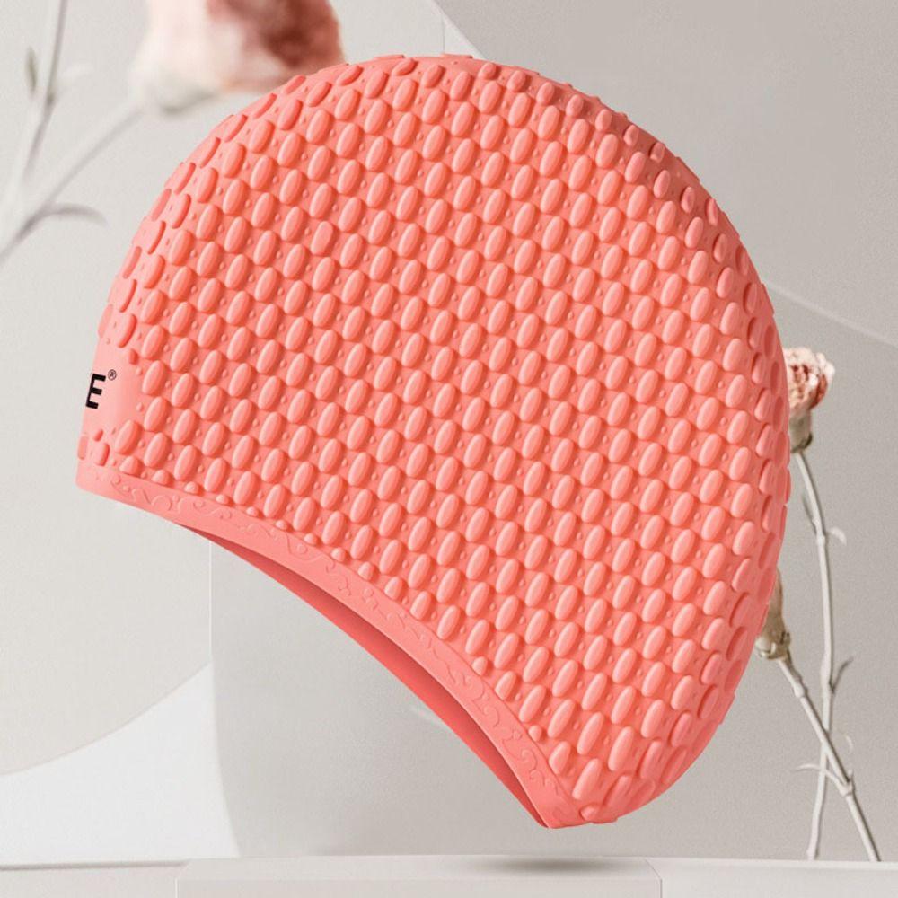 Quick-Drying Silicone Swimming Cap Solid Color Swimming Hat Children's Swim Cap  Pool