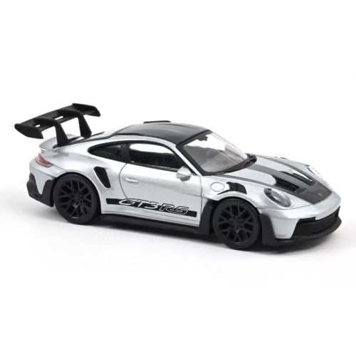 Norev 1/43 Scale Porsche 911 992 GT3 RS 2022 Silver/Black NOREV 911 GT3 RS Jet-Car Diecast Car