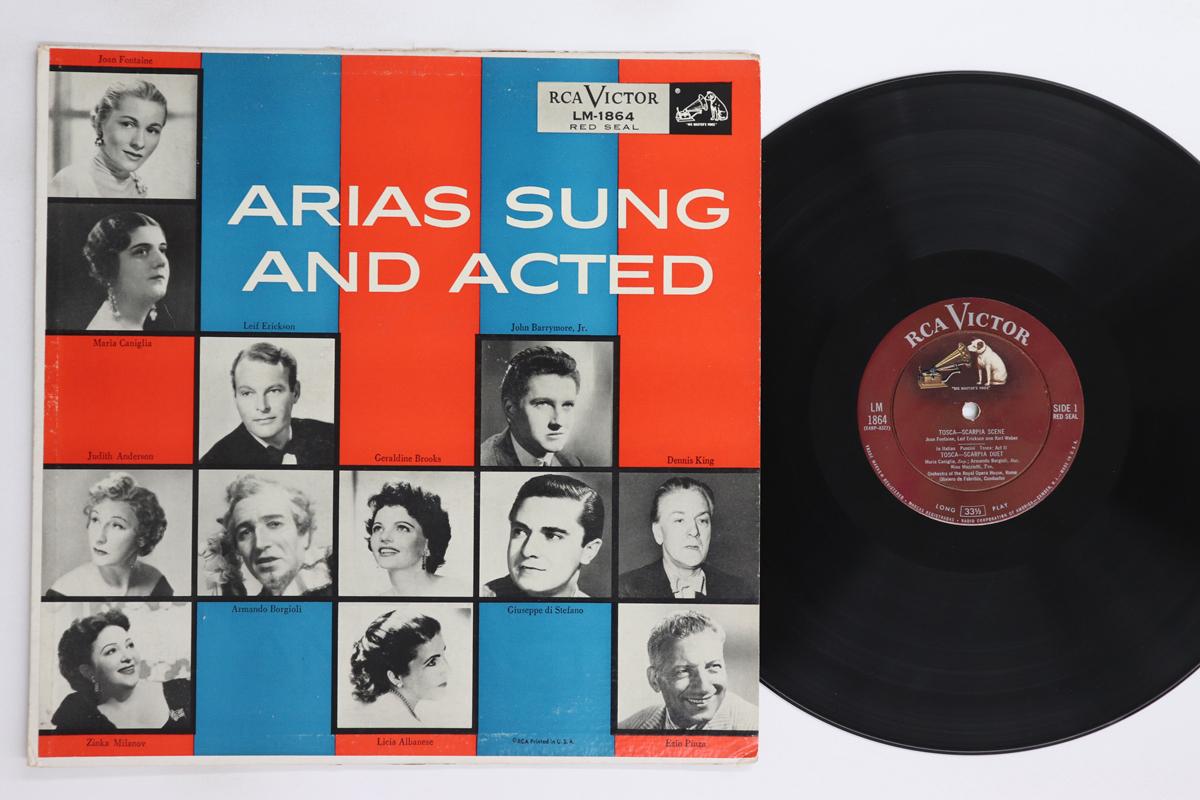 

LP Record JOHN BARRYMORE JR, DENNIS KING, LIC - Arias Sung And Acted LM1864 RCA VICTOR US Classical Used