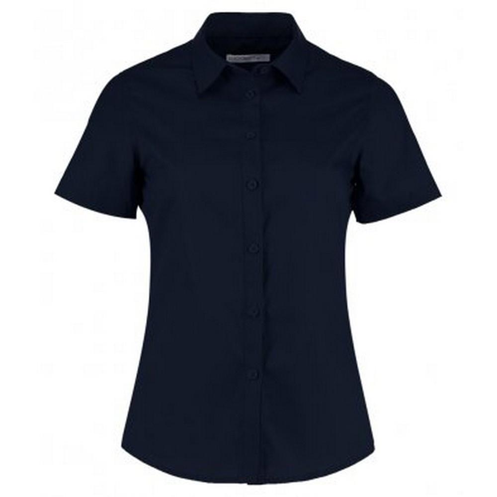Kustom Kit Womens/Ladies Short Sleeve Tailored Poplin Shirt