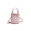 New Sanrio Hello Kitty PU Bucket Bag, Shoulder Bag, Crossbody Bag, Handbag Women's Pink/Milk Tea SHHF41270