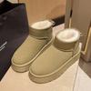 New snow boots women's student short boots winter cotton shoes women's boots thickened velvet shoes