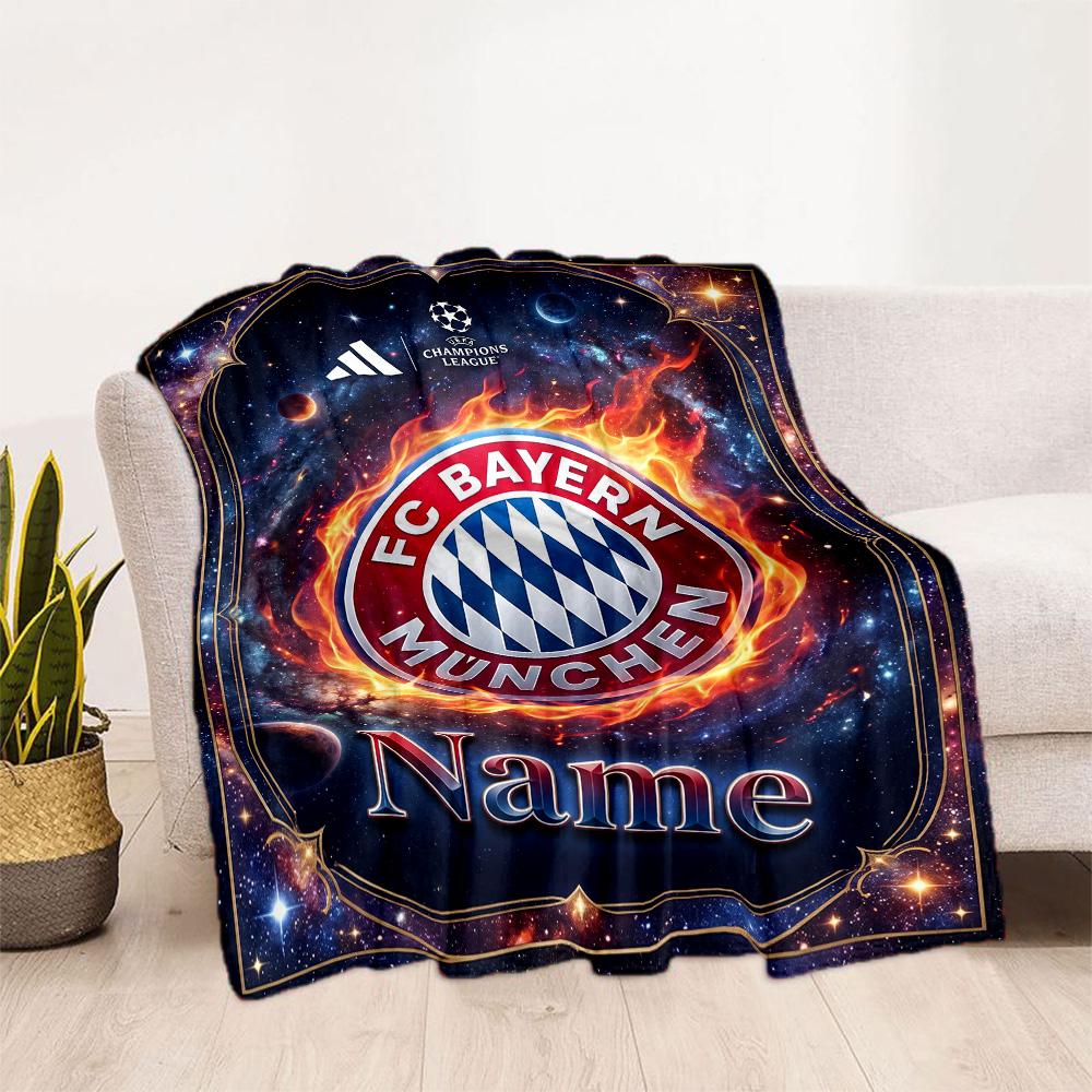 Denmark Football Dreams Customize Your Name Blanket Gift Customizable Blanket Durable Comfort Versatile for Couch Sofa Chair Office