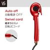 Vidal Sassoon Auto Curling Iron with 3 Adjustable Settings, Red, VSA-1110/RJ