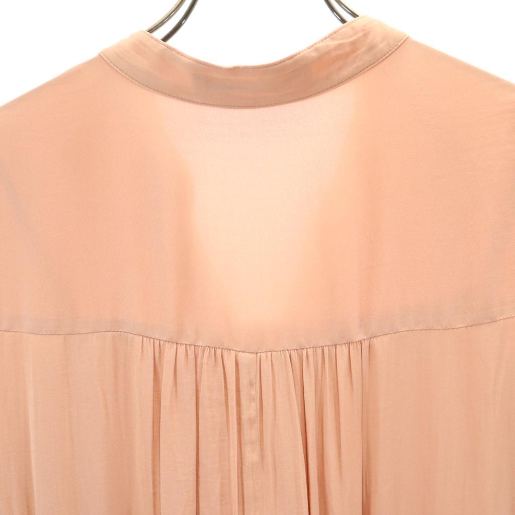 Nano Universe French Sleeve Shirt Dress F Orange Series Women Used