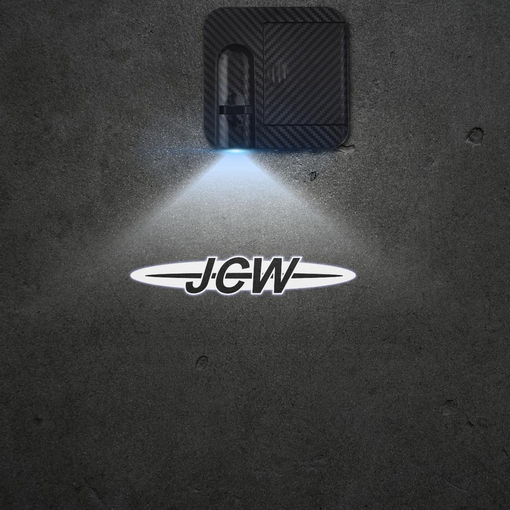 1/2 Stück Union Jack JCW Bulldog Autotür Willkommensleuchten Laserprojektor Logo Drahtlose Erkennung für MINI Cooper F54 F55 F57 F56 R56