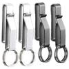 [HNENCIER] Porte-clés Ceinture Ensemble de 4 Pinces à Ceinture en Acier Inoxydable