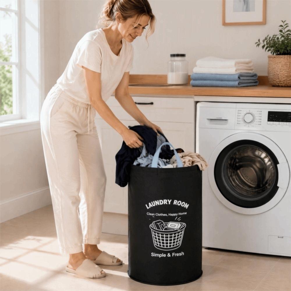 Large Capacity Bottle Recycling Bag Folding Dirty Clothes Basket Fabric Storage Bin Toy Storage