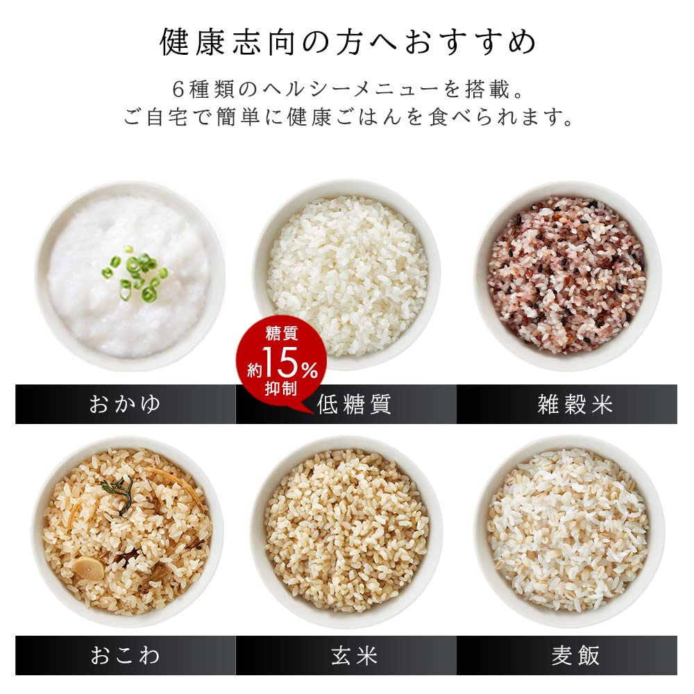 Iris Ohyama Pressure IH Rice Cooker, 5.5-cup Capacity, Gray, RC-PCA50-H