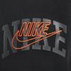 Nike Club Fleece Embroidered Logo Crew Neck Sweatshirt Men Tops Black FV4446-010