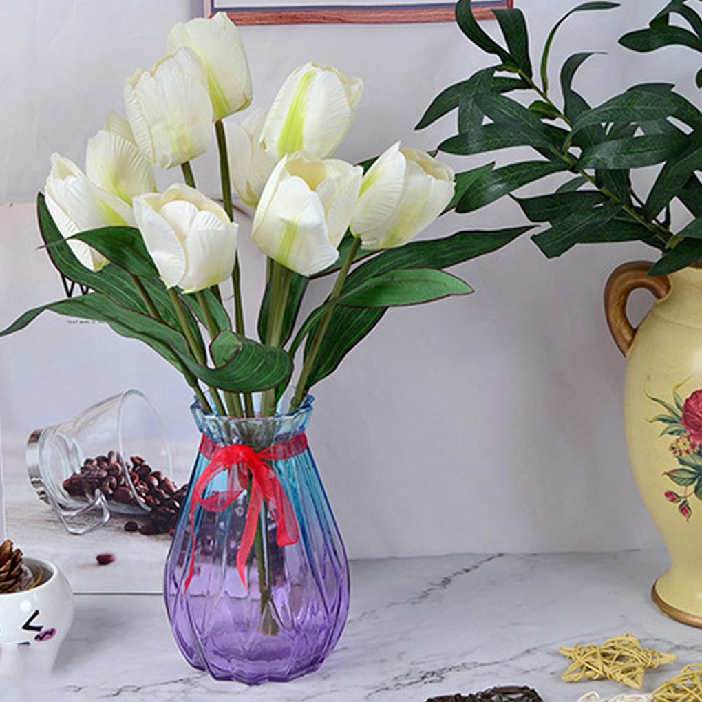 2pcs Artificial Flowers Tulips Real Touch Hand Faux Flower for Wedding Decoration Party Arrangements Garden Decor