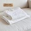 French Lace Cushion Cover Washed Material Bedroom Pillow Shell Comfortable Pillow Cover