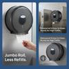 Plastic Toilet Paper Roll Dispenser Wall Mount Toilet Paper Dispenser  Space Saving