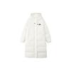 Colorful Casual Series Solid Color Casual Hooded Down Jacket Women Outerwear Cotton-Candy-White L423W131-0074
