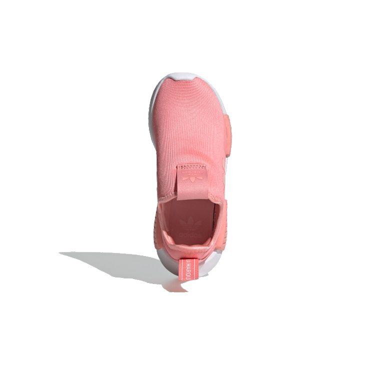 Adidas Originals NMD 360 C Lette Sklisikre Lavsko Løpesko Barnesneakers Rosa Hvit EF6615