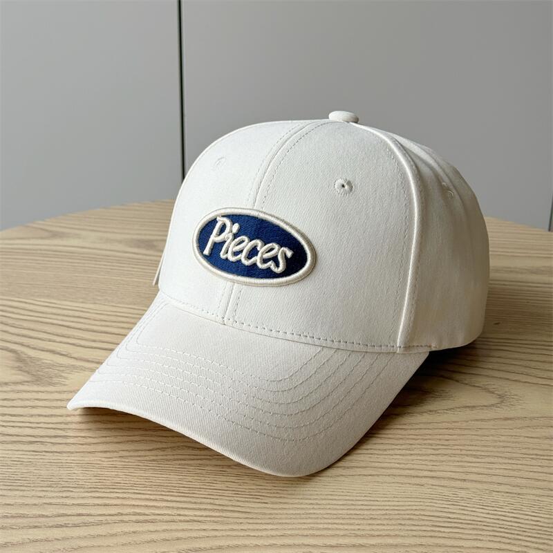 New spring and summer sun protection large brim letter-printed baseball cap for men, Korean style couple's baseball cap for women, trendy