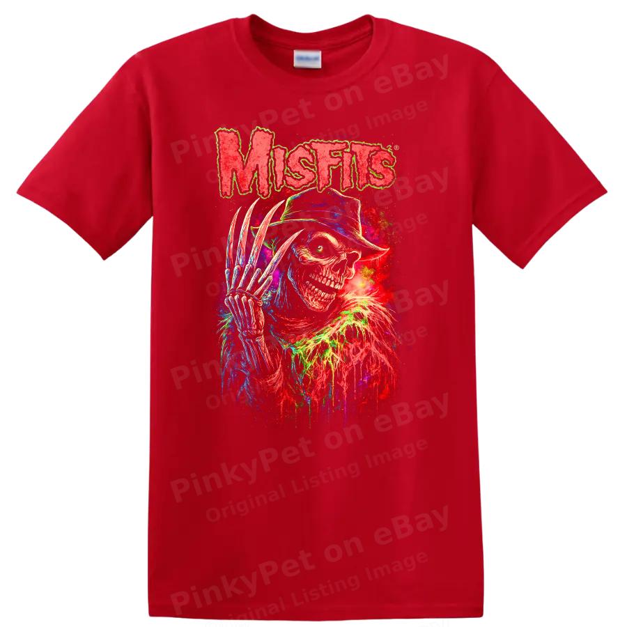 Skull Graphic Retro Rock T Shirt Horror Vibes Monster Fan Tee