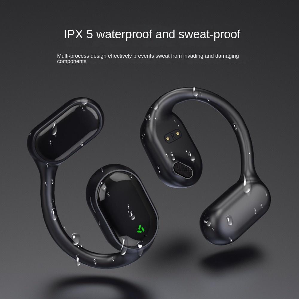 Bluetooth headset typu zavěšení na ucho s vedením vzduchu nevkládané do ucha bezdrátové sportovní headset s kostním vedením pro obě uši