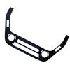 Car Console AC Button Control Panel Cover Sticker Decal Fit for Toyota Corolla     Black Carbon Fiber Style PVC