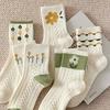Flower Women's Mid-Calf Socks