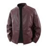 Men's Leather Jacket New Men's Leather Jacket Autumn and Winter Men's Clothing Locomotive Leather Jacket Men's