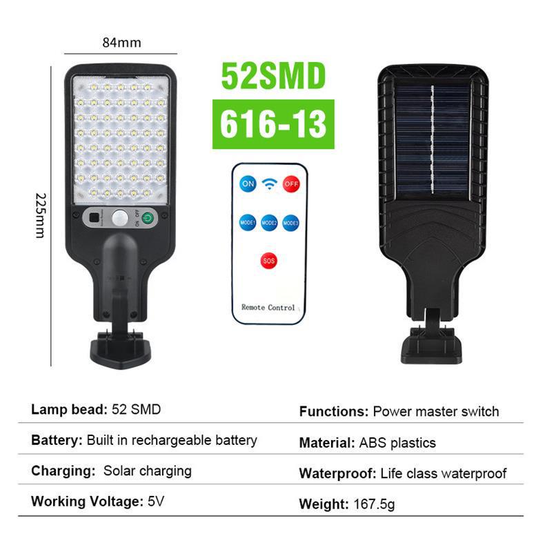 Super Bright Solar COB Wall & Courtyard Sensor Lights