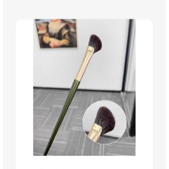 Halb-Fächer-Form Nasenflügelbürste Schräger Kopf Konturieren Halb-Regenschirm-Form Nasenschattenbürste Rouge Highlight Verblendpinsel