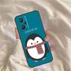 Cute Penguin Case For Realme 15 Pro GT7 GT6 C67 C65 C63 C61 C55 C53 C51 C35 C71 C75 11 12 13 14 Pro Plus