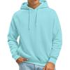 Men's Fashion Raglan Long Sleeve Hooded Sweatshirt