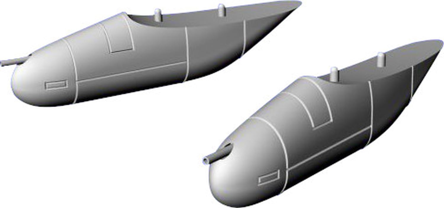 

LF Model 1/72 Scale Aermacchi MB-326 12.7mm Gunpod (Set of 2) Plastic Model Parts LFM3D7234 (Airplane)