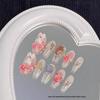 Camellia Bling Glazed Wearable Transparent Nail Art Patches