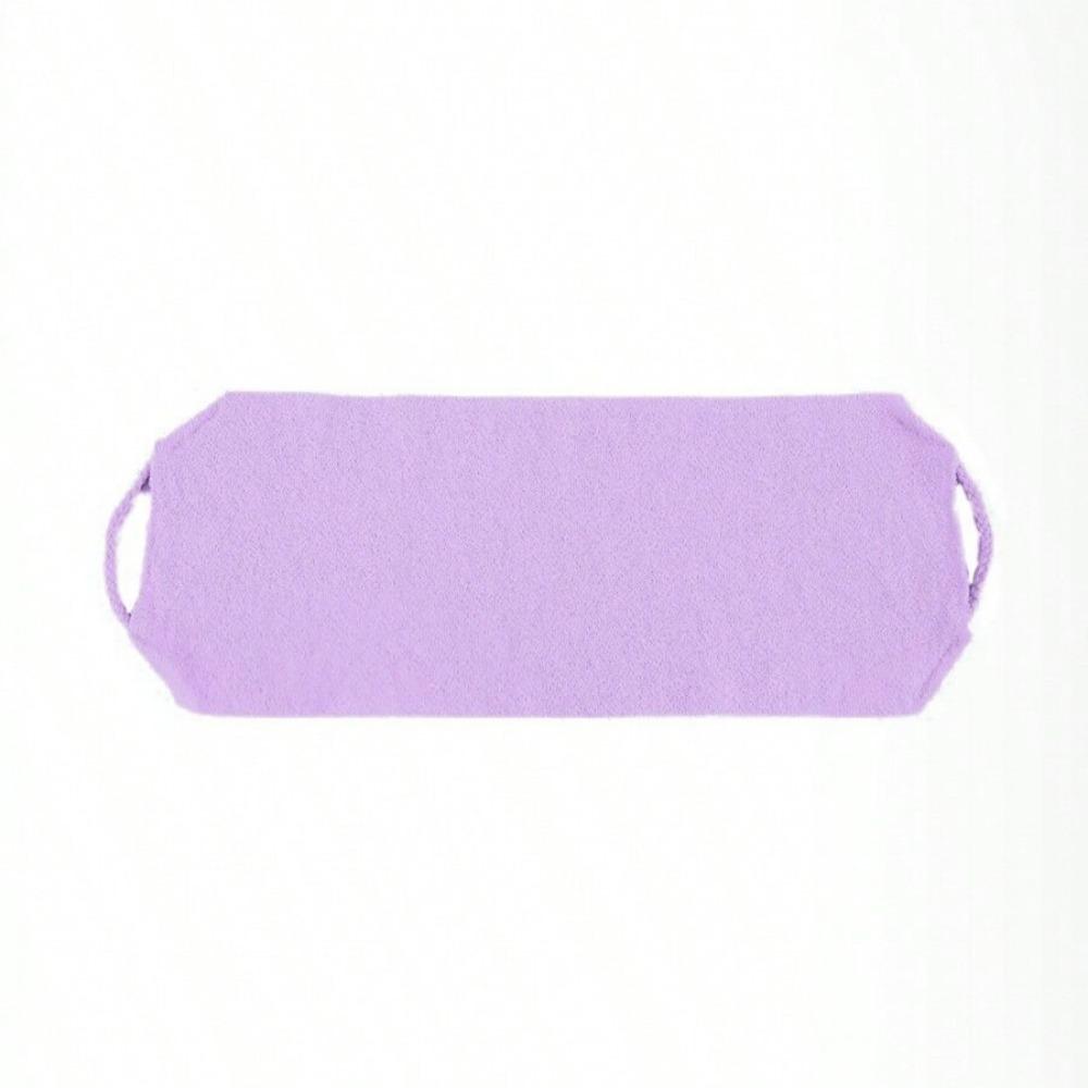 

Новое мягкое банное полотенце, отшелушивающая эластичная мочалка, для всего тела, супервпитывающий пояс-мочалка для спины, принадлежности для ванной комнаты фиолетовый