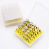 Hongyu 50-Piece Diamond Sand Grinding Needle Set, 3mm Shank for Jade Carving