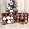 12pcs Shatterproof Valentine's Day Balls Pendant Christmas Tree Ornaments  Wedding Party Decorative