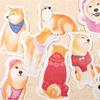 30Pcs/Card Infeel Mini Happy Shiba Inu Card Greeting Card Lomo Memo Card Kids Gift Postcard Kawaii Stationery