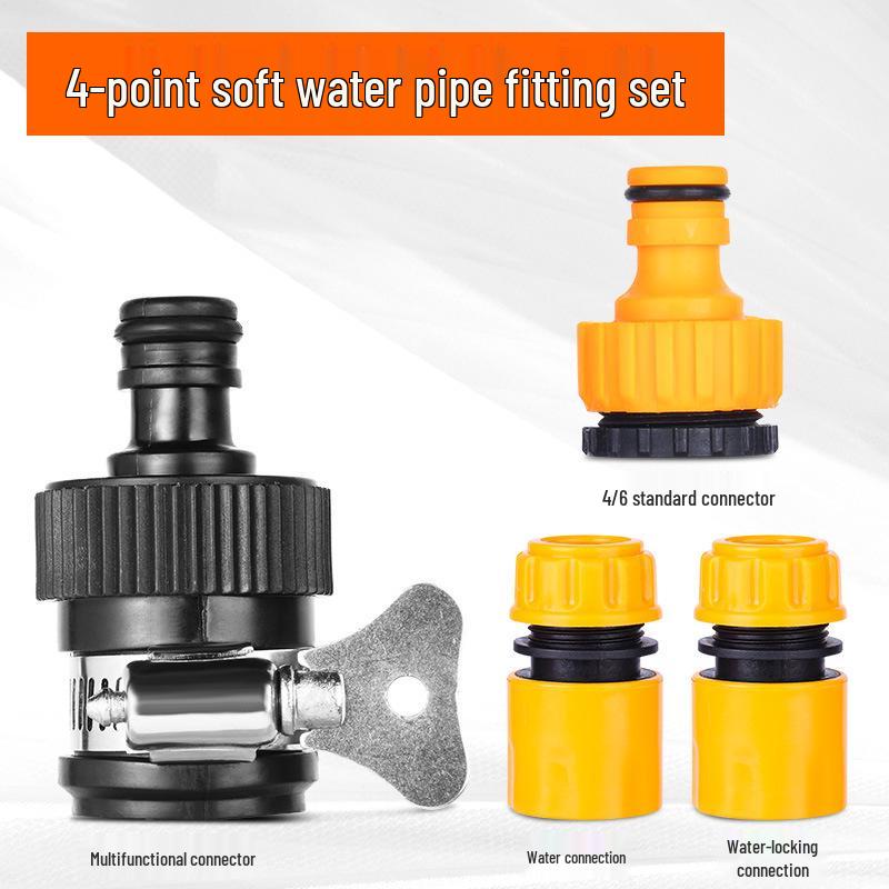 High-Pressure Car Wash Spray Gun: Powerful Nozzle for Tap Water, Ideal for Cars, Floors, and Gardens