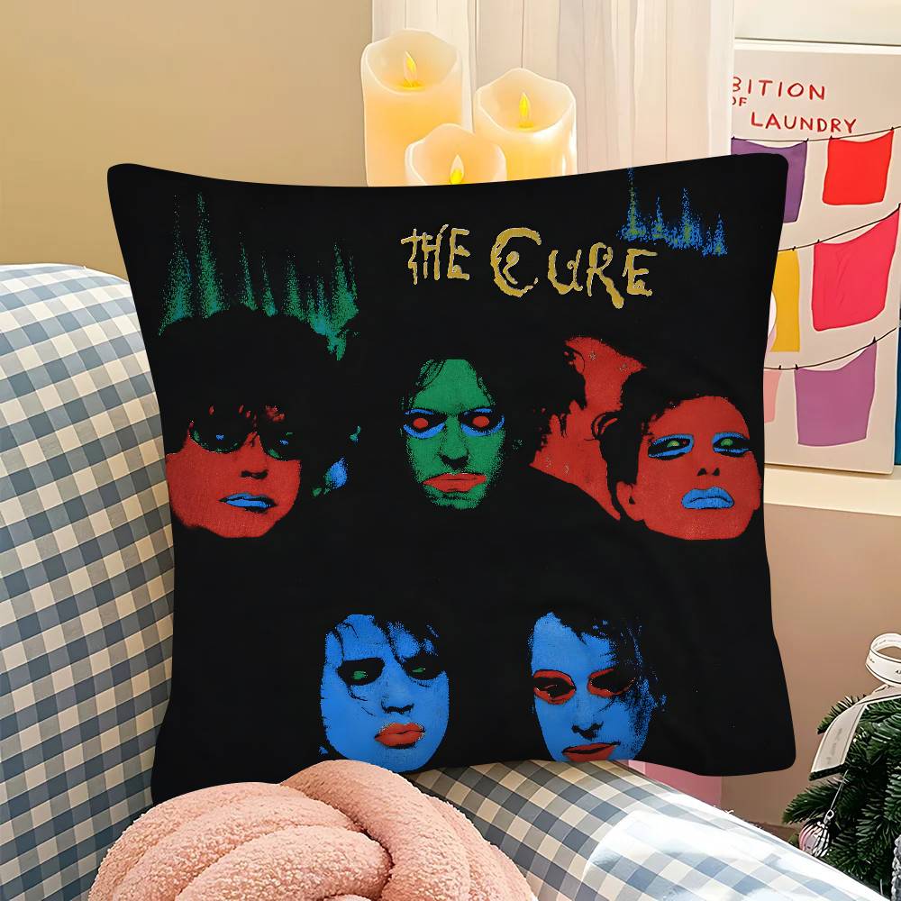 Pc Band THE CCURE Pillow Case Fashion Square Pillowcase Bedroom Sofa Room Ins Decoration Leisure