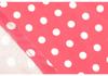 Retro V-neck Short Sleeve Polka Dot Waist-Cinching Dress for Women