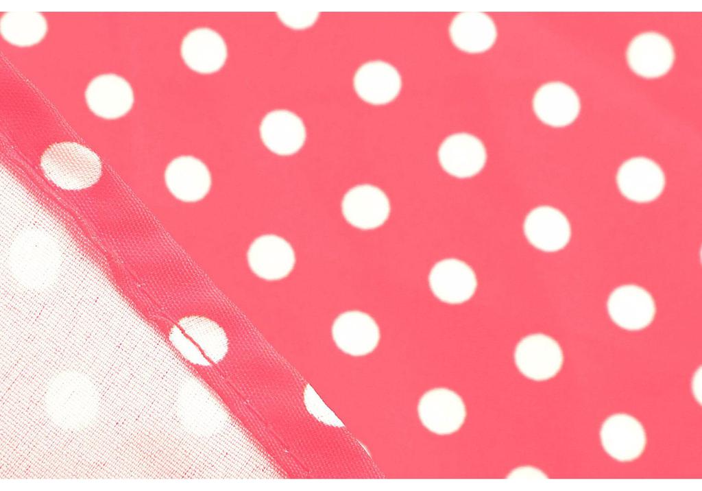 Retro V-neck Short Sleeve Polka Dot Waist-Cinching Dress for Women