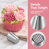 6psc Mounted Tip Piping Nozzle Set Cake Decorating Tips  Cookie Icing Dessert Making