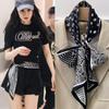 Gorgeous Paisley Print Summer Scarf 2025 Brand Design Women Skinny Bag Scarves Hair Band Neck Silk Scarf Lady Foulard Headband