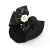 Damen Perlen Blume Band Haarnetz Hochsteckfrisur Haarnetz