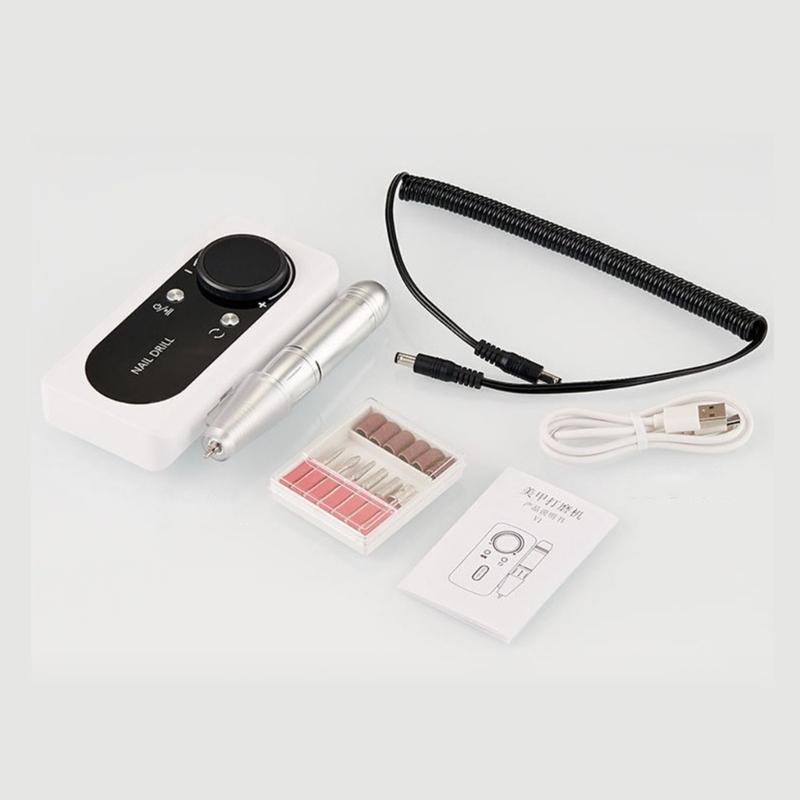 Professional Electric Nail Grinder for Efficient Cuticle Removal and Trimming at Home Salon or Personal Use