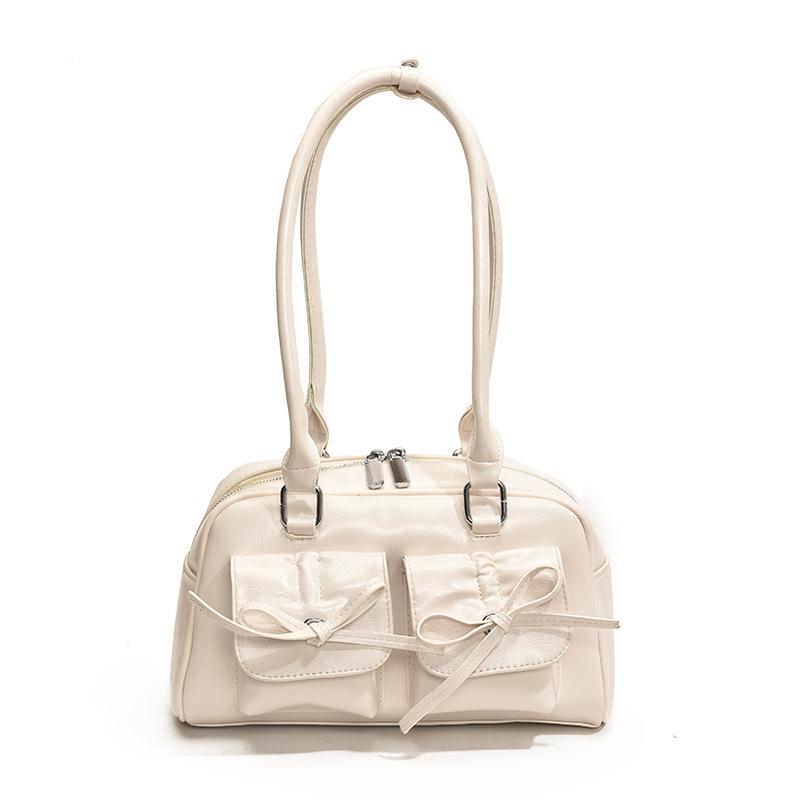 Niche High-End Ballet Bow Autumn Shoulder Bag: Exquisite Fashion Crossbody for Women