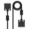 NANO CABLE Nanocable Dual Dvi Cable 10.15.0802/ Dvi Male - Dvi Male/ 1.8m/ Black